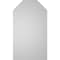 Ekena Millwork Octagonal Top Surface Mount PVC Gable Vent w/ 3-1/2"W x 1"P Standard Frame, 16"W x 28"H GVPOT16X2801SN - alternate 4